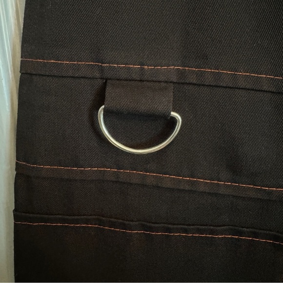 The Ragged Priest Y2K Baggy Cargo Pants Sz S Contrast Stitching Mall Goth Emo - Picture 7 of 16